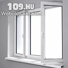 Műanyag ablak beépítés Miskolc 76 mm-es profilból